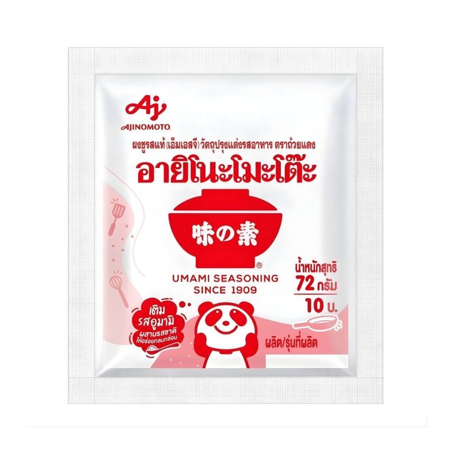 อายิโนะโมะโต๊ะ ผงชูรส Ajinomoto Mono Sodium Glutamate 72g.