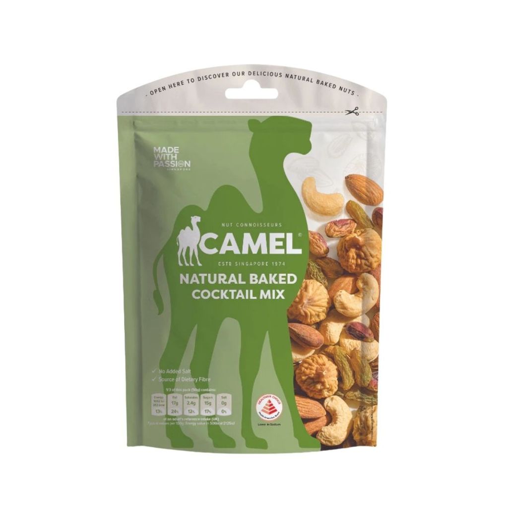 คาเมล ถั่วผสมค็อกเทล Camel Natural Cocktail Mix Nuts 150g.