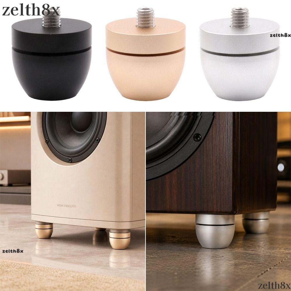 ZELTH 1 ชิ้น HiFi Audio การแยกกรวยเท้า, Anodized Matt พื้นผิว CNC Machined เครื่องขยายเสียงโช้คอัพ S