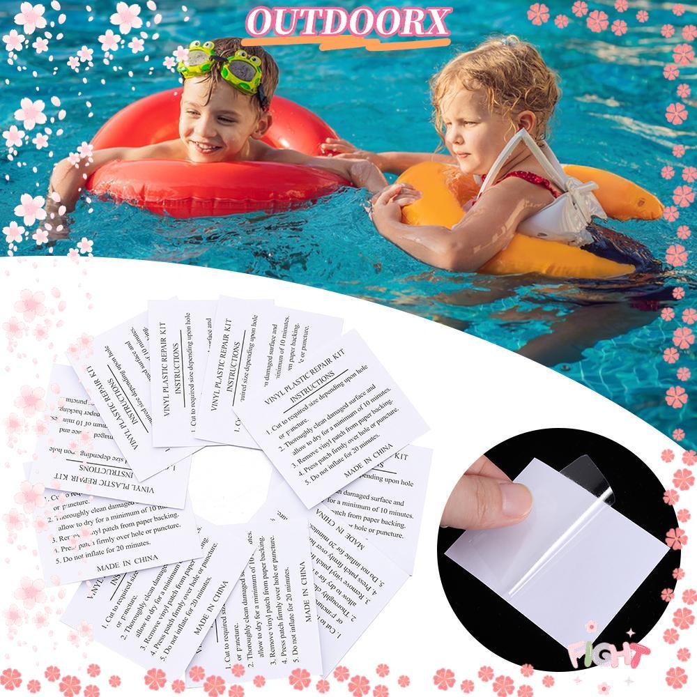 OUTDOORX0 สระว่ายน้ําลอย Air Bed Patch Inflatable ของเล่นว่ายน้ําลอย Patch Patch กาวกาว