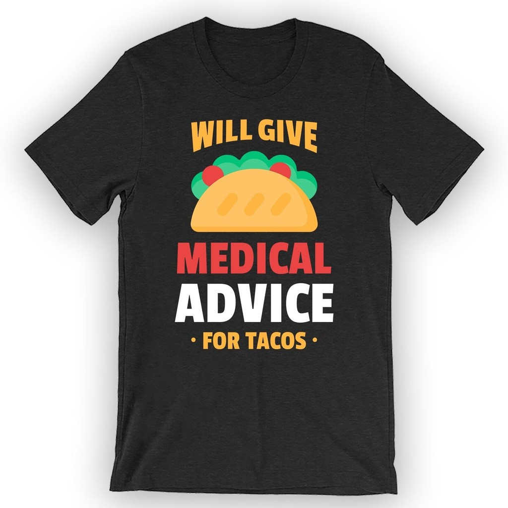 V5KI 2026 วาฟเฟิลของขวัญสําหรับเพื่อนจะให้ทางการแพทย์ Advice สําหรับ Tacos เสื้อยืด Future Doctor เส
