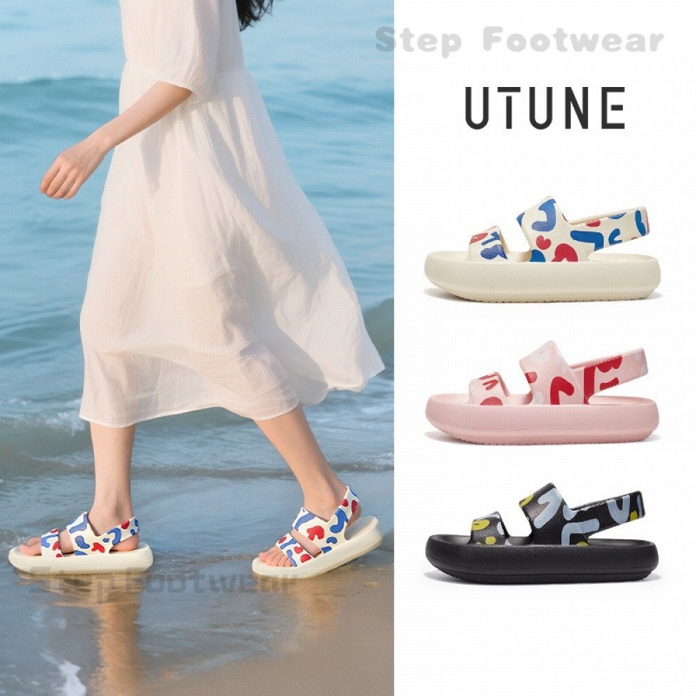 UTUNE ผู้หญิงCamouflageรองเท้าแตะEVA Soft Comfyลื่นรองเท้าแตะชายหาดฤดูร้อนG5PX