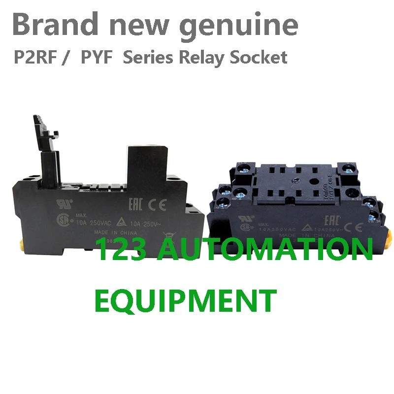 5 ชิ้นของแท้ใหม่ Omron P2RFZ-05-E P2RFZ-08-E PYFZ-08-E รีเลย์ซ็อกเก็ตด้านหน้า-Mounting