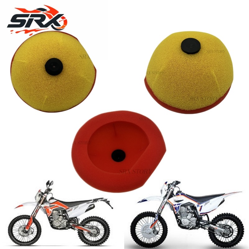 กรองอากาศโฟมสําหรับ KAYO T4 T6 SHINERA X2 X2X XY250GY XMOTOS XZ250R NC250