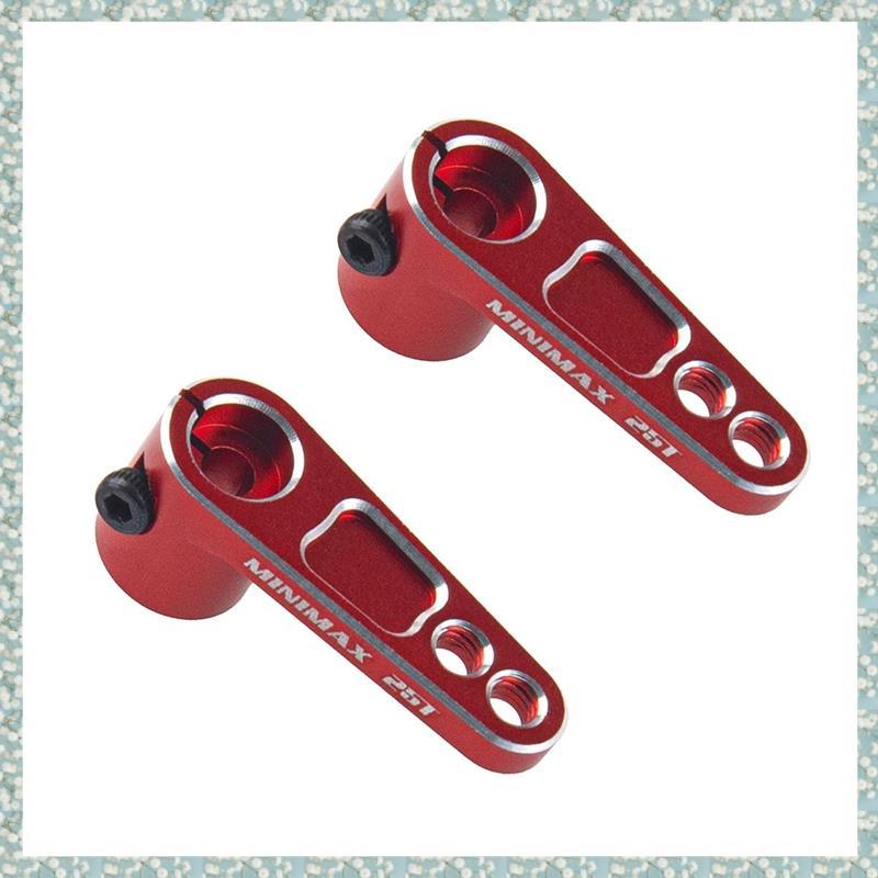 [h5bl3j6wj.ph] 2 ชิ้นโลหะ 25T Servo Horn Servo Arm ใช้งานร่วมกับ Futaba Savox Servo สําหรับ 1/8 1/10
