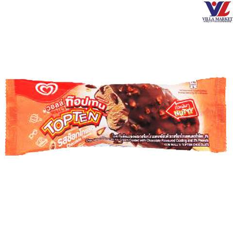 [สินค้าส่งด่วน] Wall'S Topten Chocolate 60 G วอลล์ ท็อปเท็น ช็อกโกแลต