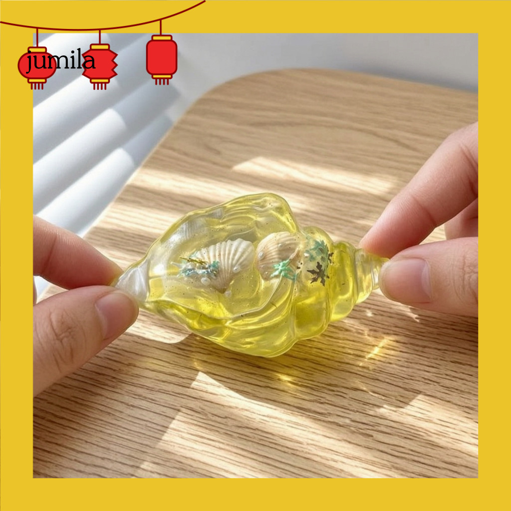 [JU] Tpr Fidget Toy Conch Fidget Toy Conch ของเล่นคลายเครียด – Sea Snail Squeezable Fidget Toy สําหร