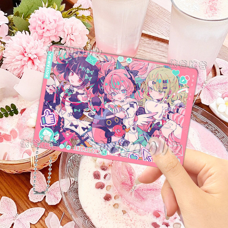[Bota Shop] Out of District Zero Ari Chika Nanmiya Yu Delusional Angel อะนิเมะเกมอะคริลิโปร่งใสการ์ด