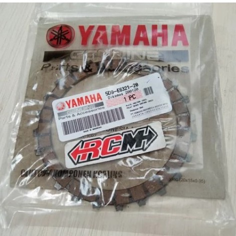 5D9-E6321-20 เมล็ดผ้าใบ CLUTCH PLATES VEGA ZR VEGA-ZR ORIGINAL YAMAHA YGP