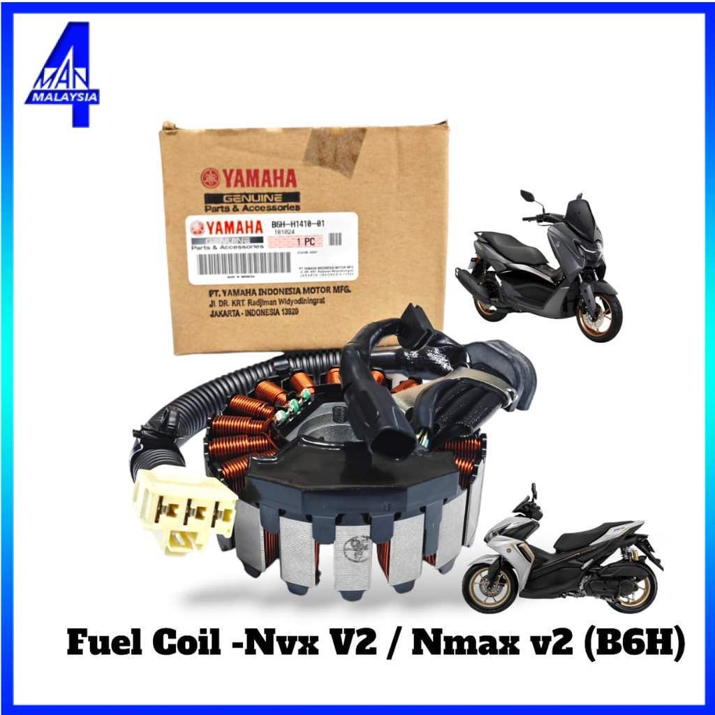 YAMAHA NVX155 V2 NVX V2 NMAX 155 V2 FUEL COIL ASSY MAGNET COIL ROTARY COIL STARTOR COIL B6H-H1410-00