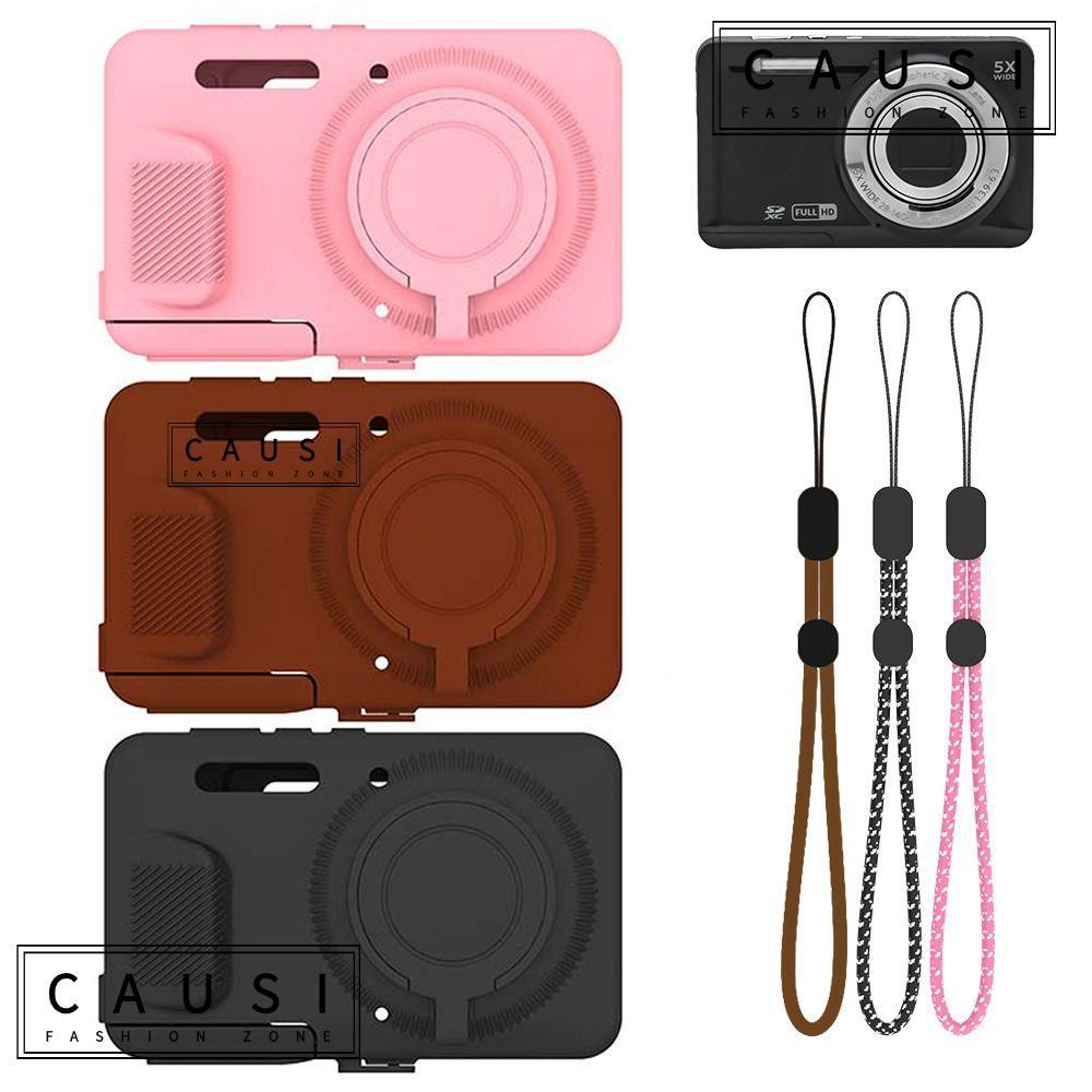 CAUSI กล้องป้องกัน,พร้อม Lanyard Anti-Scratch Body Cover,ซิลิโคนกันกระแทกผิวสําหรับ KODAK PIXPRO FZ5