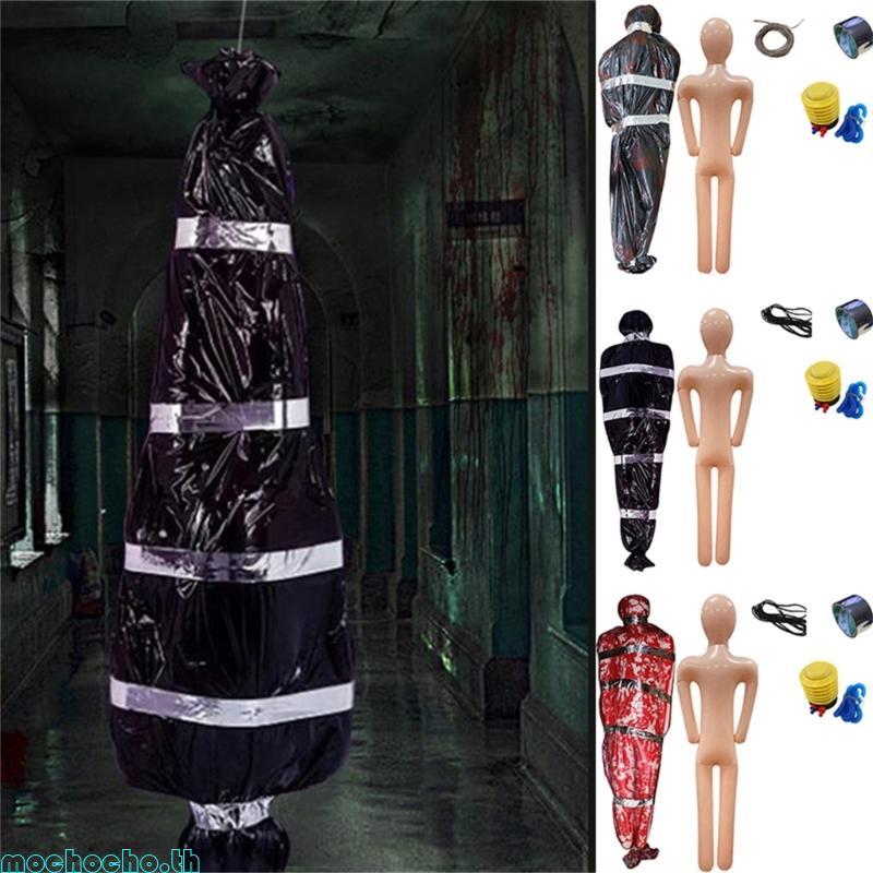 Mocho ฮาโลวีน Dead Victim Props ชุดสําหรับตกแต่งฮาโลวีนตกแต่งฮาโลวีน Dead Victim Props น่ากลัวปลอม C
