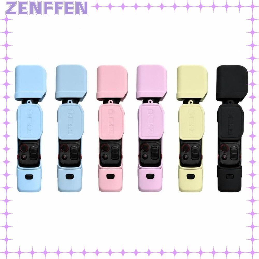 ZENFFENBC ป้องกัน, ปลอกผิวนุ่มซิลิโคนกันกระแทก, ฝาครอบเลนส์หน้าจอกล้องป้องกันรอยขีดข่วนรอบสําหรับ Insta360 Luna Ultra อุปกรณ์เสริม