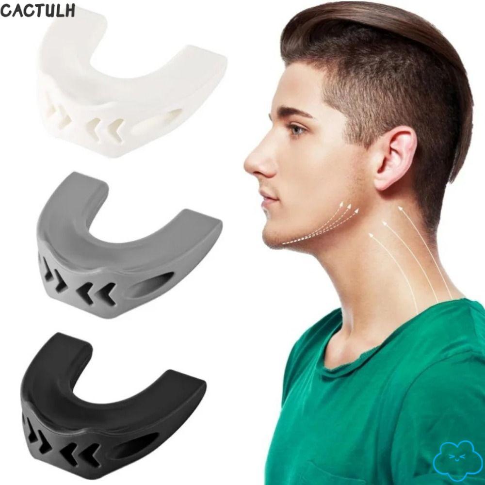 CACTULH Redefine Jawline Trainer, 40/50/60Lbs แบบพกพา Jaw Exerciser, Anti-stress Facial Trainer Face