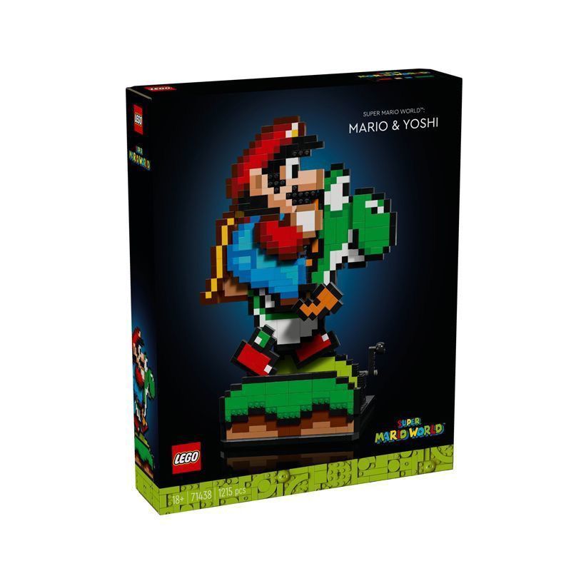[] 71438 Super Mario World: Mario and Yoshi Boys Girls Puzzle Building Blocks