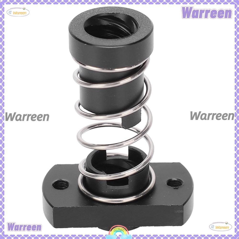WARREEN 2PCS Anti Backlash Nut, 2mm Pitch / 8mm POM T8 POM Nut, ลด Gap 4 Start T8 / Tr8x2 / Tr8x8x8 