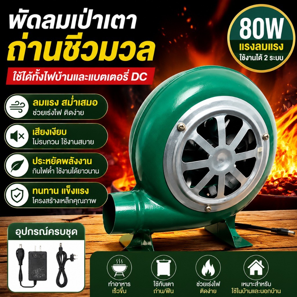 พัดลมบราโว่ พัดลมก้นหอย220v พัดลมหอยโข่ง12v ปรับได้ พัดลม หอย โข่ง ที่ปรับได้ลมแรง 7000/12000RPM พัด