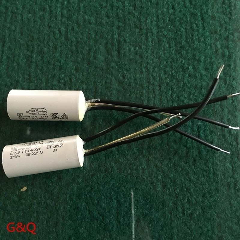 ต้นฉบับ ISKRA ตัวเก็บประจุเพื่อความปลอดภัย KPB7300 X1Y2 0.15UF+2*4700PF 154 275VAC