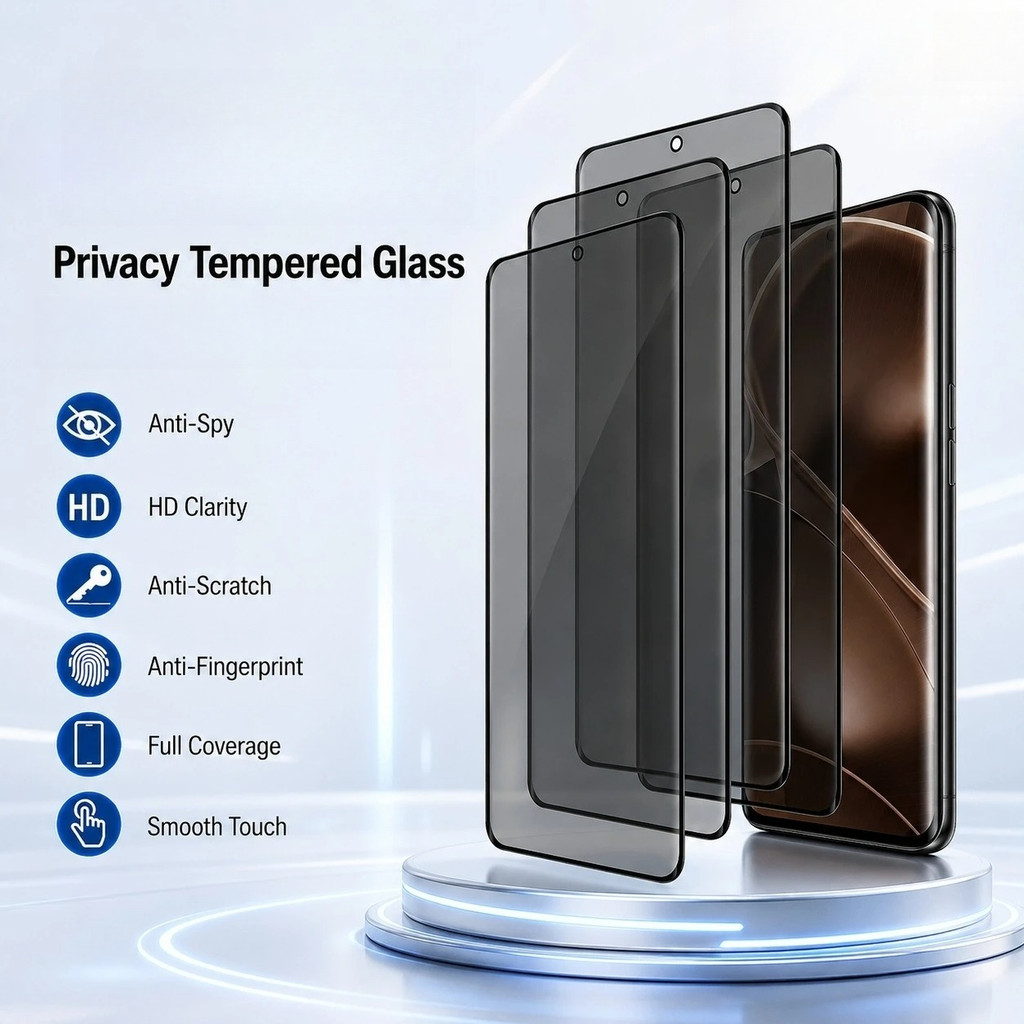 4PCSป้องกันหน้าจอความเป็นส่วนตัวสําหรับOPPO Reno 12 FS 12F 11A 11F 9A 8T 8Z 8 Pro + 7Z 7SE 7 Pro 6Z 