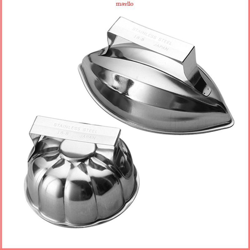MAVLO Omurice Mould สแตนเลสข้าวมะละกอ Moulds ข้าวแม่พิมพ์ Musubi Moulds