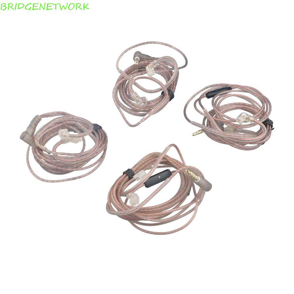 BRIDGENETWORK KZ หูฟังสําหรับ KZ ZEX 3.5 มม.2Pin สาย Twisted สายอัพเกรดออกซิเจนฟรีทองแดงในหูสาย