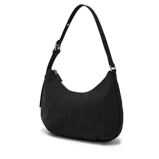MLB กระเป๋าทรงโฮโบ ยูนิเซ็กซ์ Basic Pallet Hobo Bag รุ่น 3ABQSD16N 50BKS สีดำ