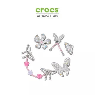 CROCS ตัวติดรองเท้า JIBBITZ™ SILVER META GEM FANTASY 5 PACK รุ่น 10018621 - MULTICOLOR