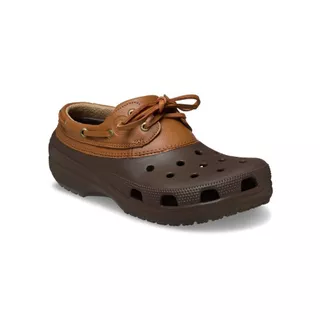 CROCS รองเท้าลำลองผู้ใหญ่ CLASSIC ISLANDER รุ่น 212022-2LE - COFFEE/COGNAC