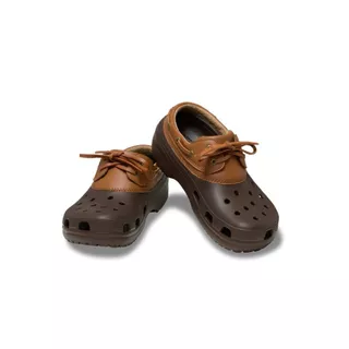 CROCS รองเท้าลำลองผู้ใหญ่ CLASSIC ISLANDER รุ่น 212022-2LE - COFFEE/COGNAC