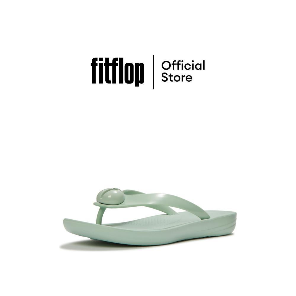 FITFLOP IQUSHION GLOSSY-BUTTON FF รองเท้าแตะผู้หญิง รุ่น A6O-D61 สี GREEN