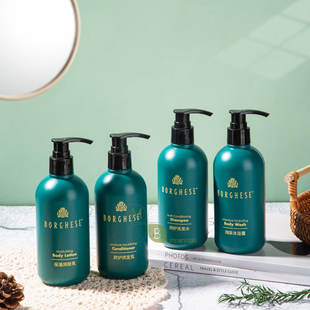 Crowne Plaza Hotel Borghese Citrus Fragrance Shampoo, ครีมนวดผม, เจลอาบน้ํา, โลชั่นให้ความชุ่มชื้น, 