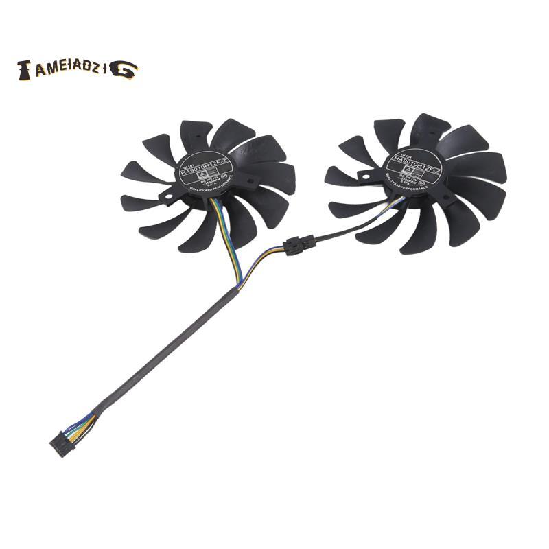 tameiadzigNew 1 คู่พัดลมการ์ดกราฟิก 85 มม.H9010H12F-Z 4Pin Cooler พัดลมสําหรับ Msi Gtx 1060 Oc 6G Gt