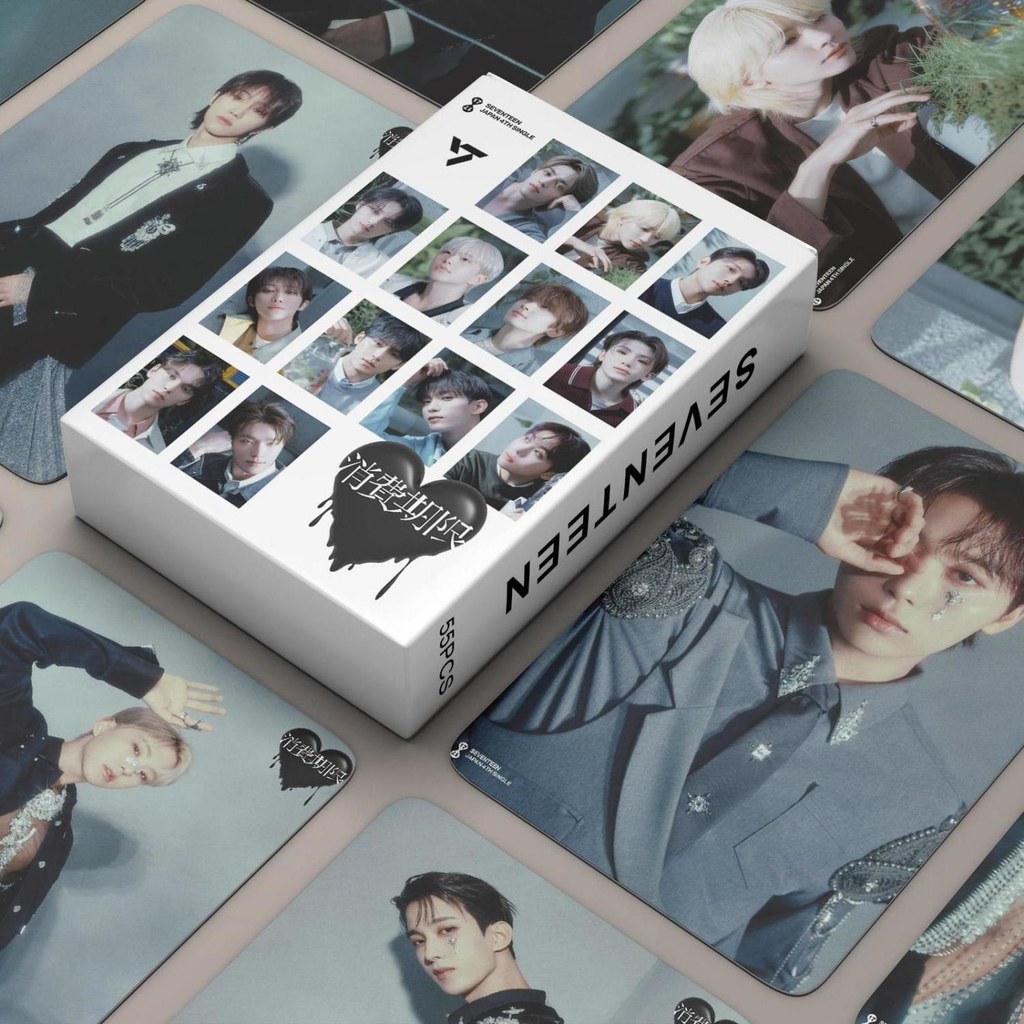 55 SEVENTEEN SEVEEN Consumer Period Self-Printing Photocard การ์ด LOMO Xu Minghao Wen Junhui Star Ph
