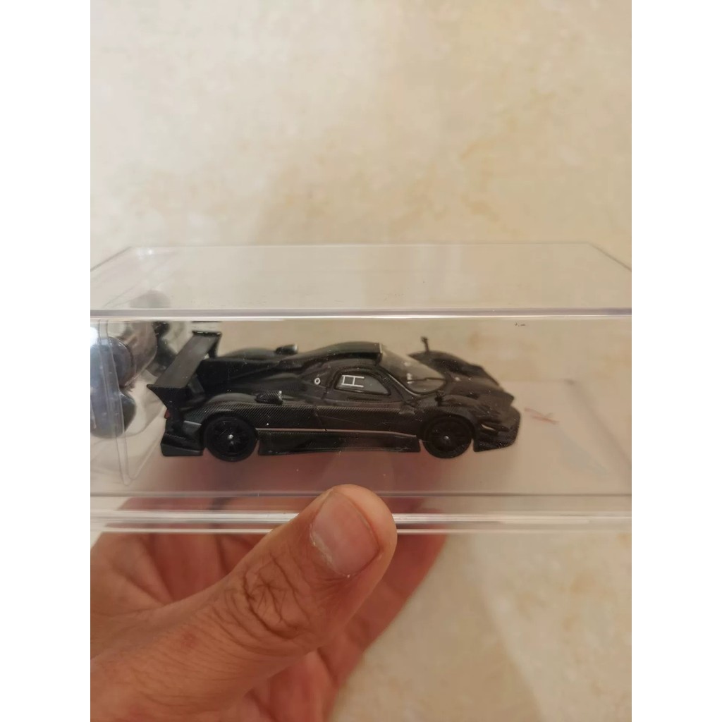 [คลังสินค้าพร้อม Orphan] CMModel 1: 64 Pagani Zonda R Black Carbon Color Alloy Car Model Collection 