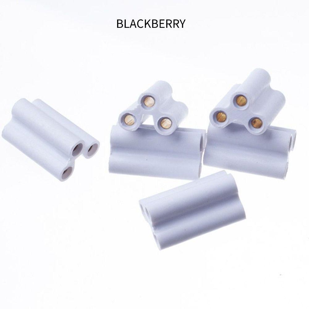 BLACKBERRY 100/50/30/20/10 ชิ้น 3 หลุม Hard Joint Connector,ไม่มีรอยต่อ Double End T5 T8 Bracket Lig