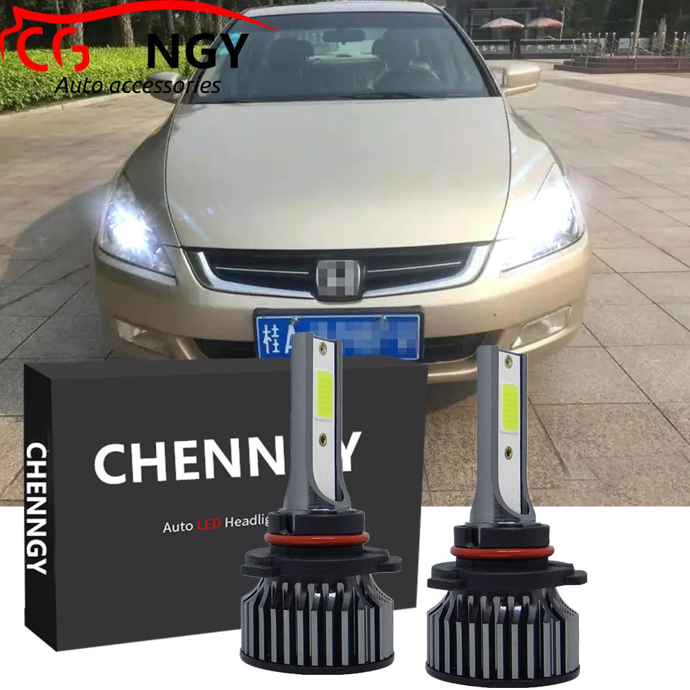 สําหรับ Honda Accord (SDA) 2002-2007 6000K WHITE Combo LED ไฟหน้าไฟหน้าหลอดไฟ BH Low Beam (1 คู่)