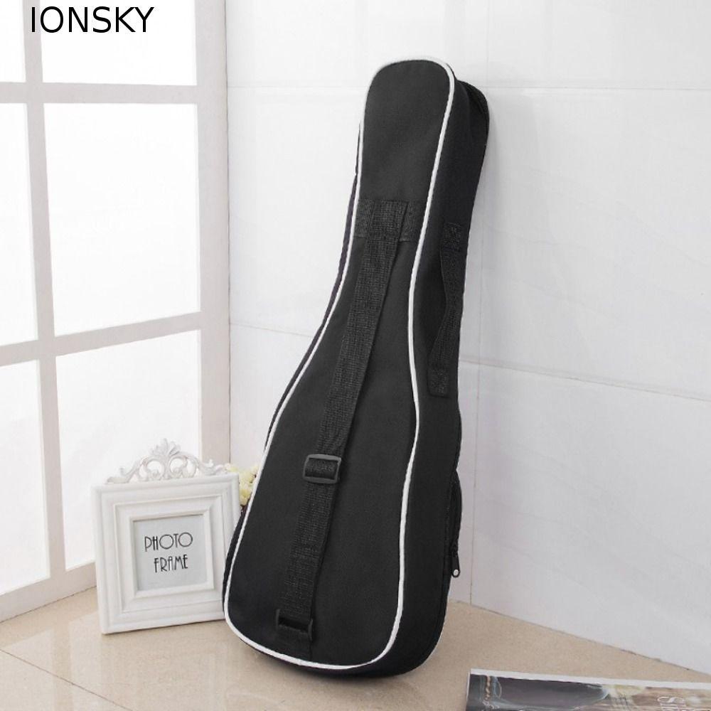 IONSKY หนา Ukulele สําหรับของขวัญดนตรีนุ่มน้ําหนักเบาสะพายถือกระเป๋าเป้สะพายหลัง Mini Guitarra กระเป
