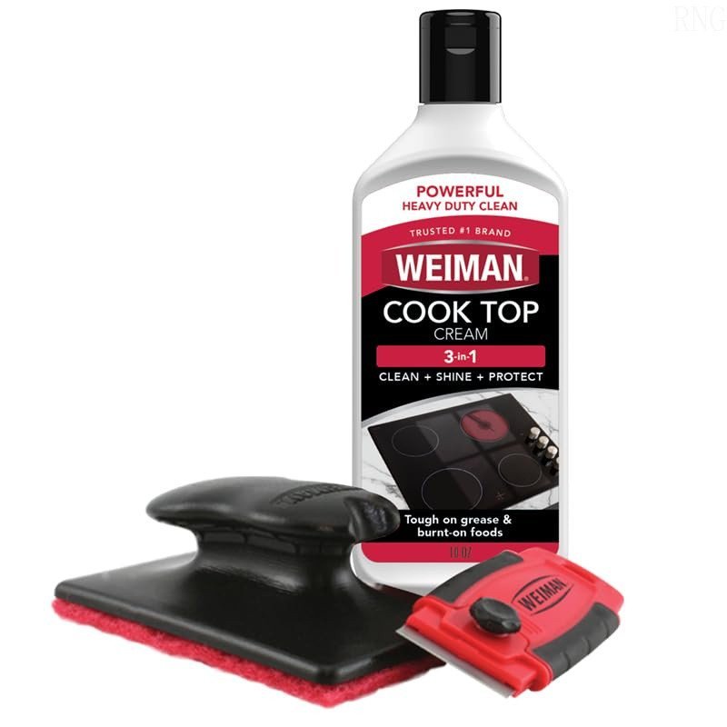 WeimanGlass&Cooktop,StoveTop&OvenakerKit|ElectricStoveTopCleaner,Gas&InductionCooktopCleaner,1Cookto