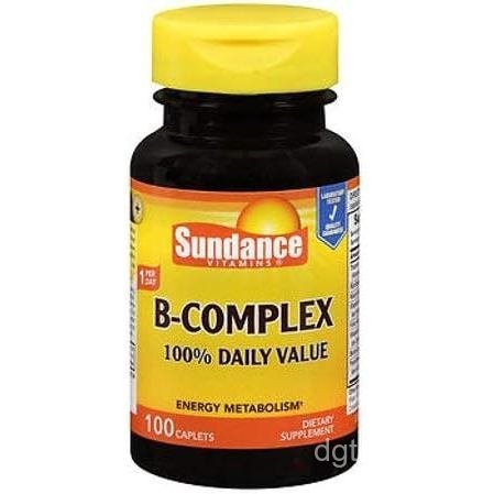 Sundance Vitamins B-Complex คุณค่ารายวัน 100%