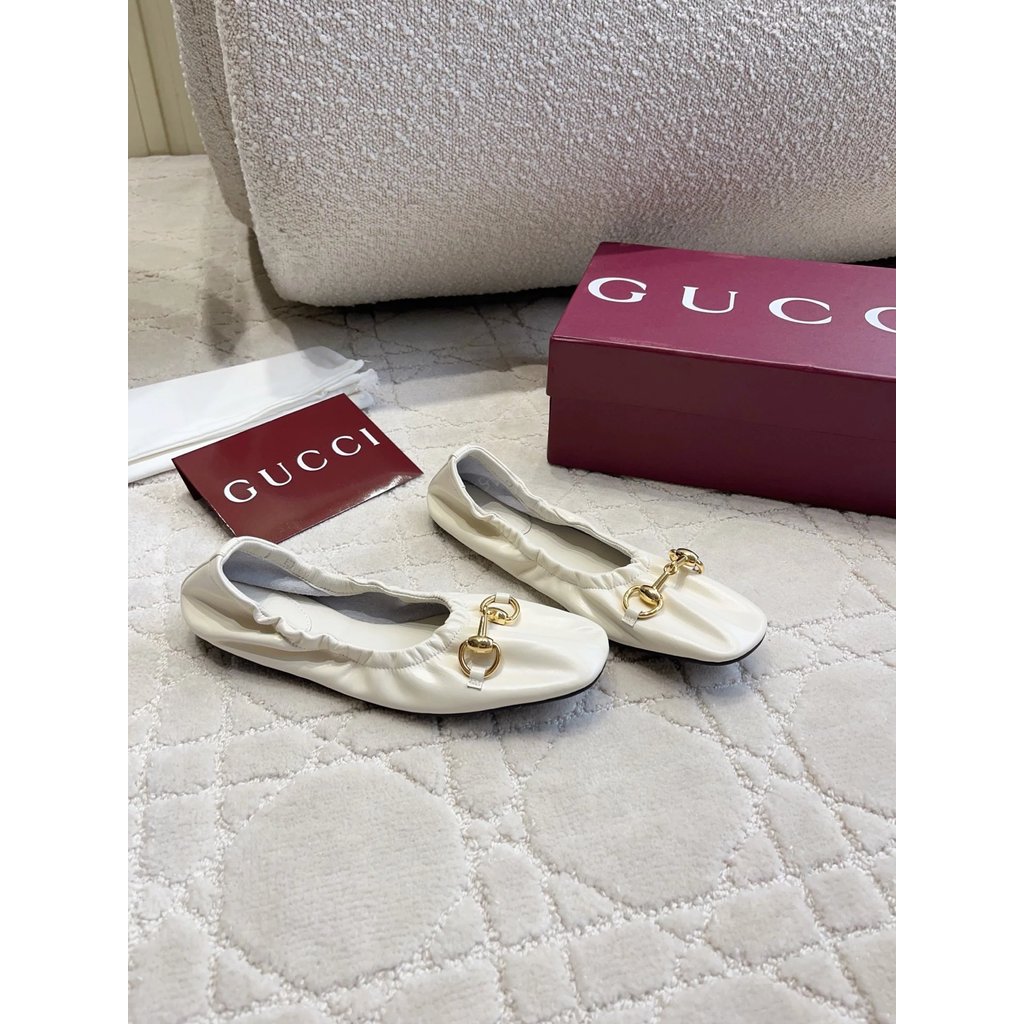 2026.21-Gucci Horsebit Ballet Flat Shoes Egg Roll Shoes/Flat Shoes Size Number 35-39 (40.41.42 Custo