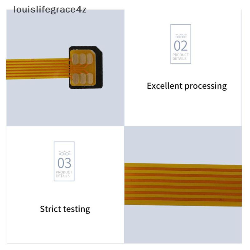 Nano 4FF ซิมการ์ด Converter FPC Extension Cable to Nano 4FF Micro 3FF Standard 2FF Sim Usim การ์ดอะแ