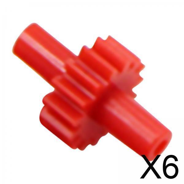 [lzdyyh39k] 2-6pack Train 15T Gears HO Scale Train Model Gears for 1/87 Model Train DIY