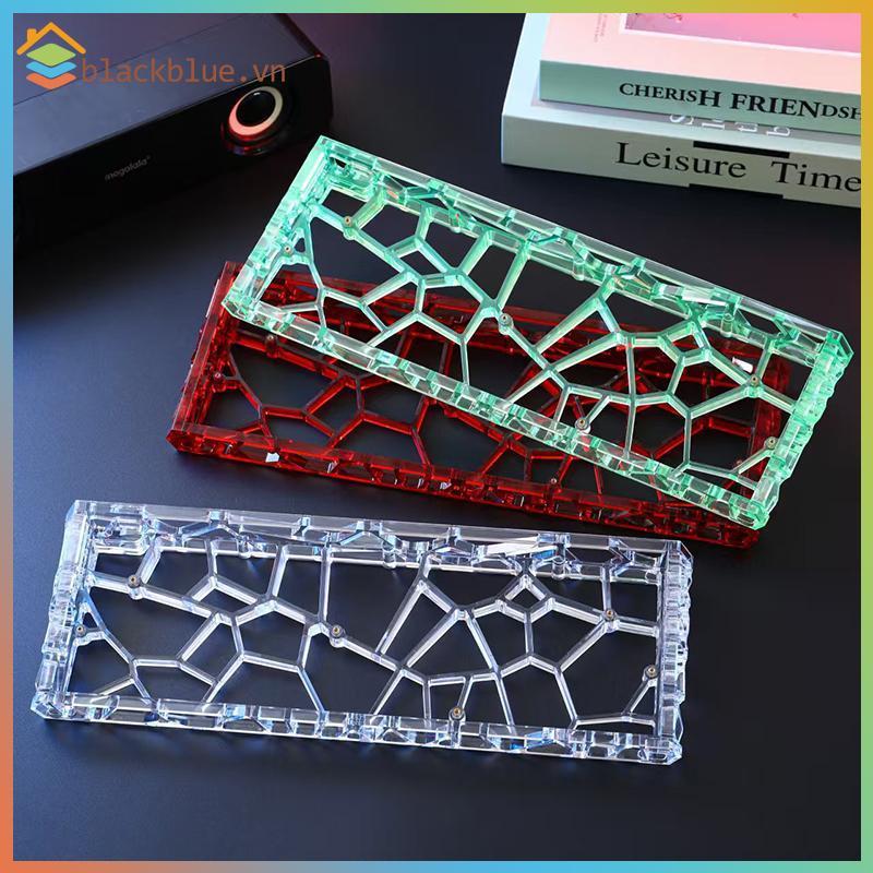 BBLUE GH60 Hollow Clear Keyboard Case Shell สําหรับ Custom DIY Mechanical Keyboard ผู้ที่ชื่นชอบการอ