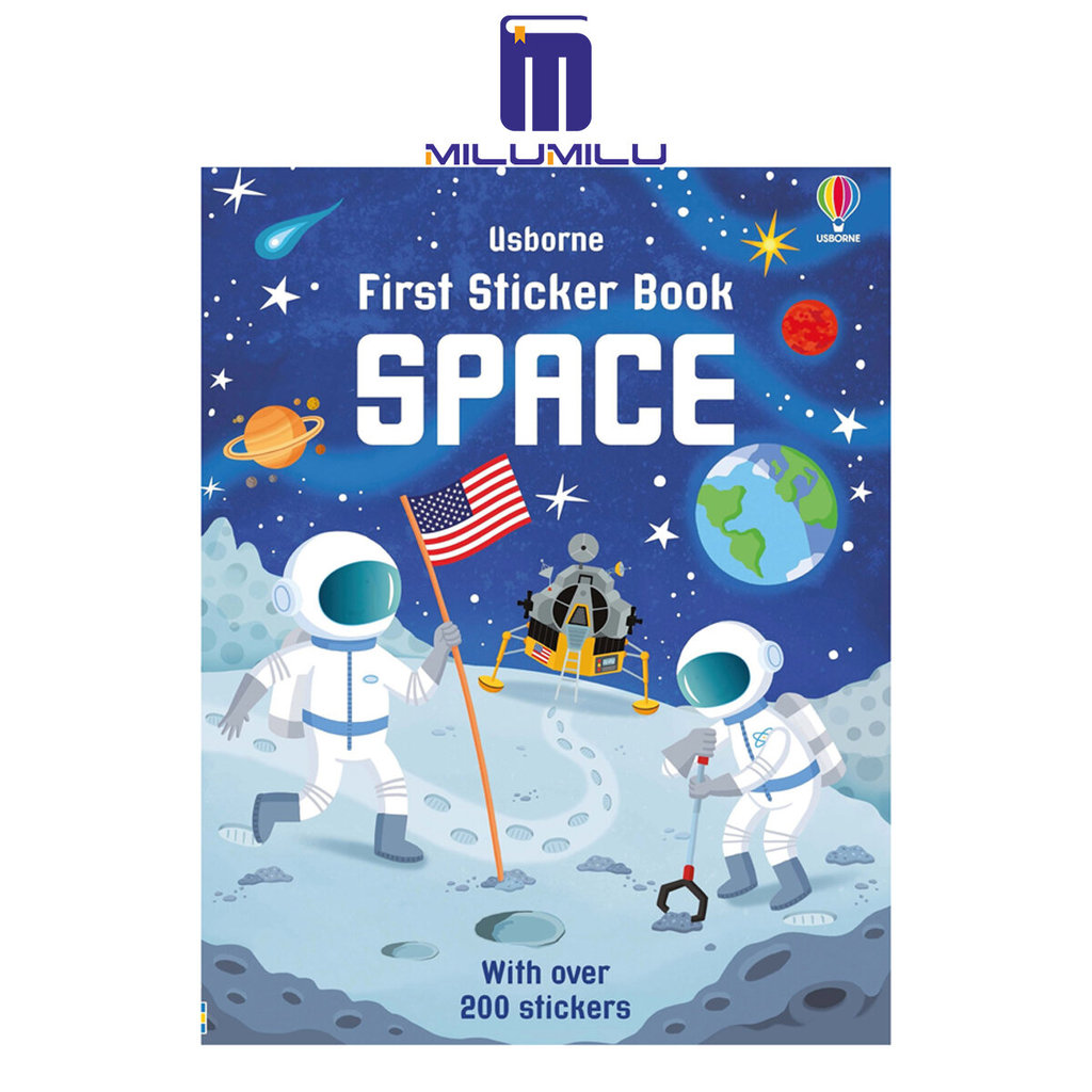 Usborne First Sticker Book SPACE หนังสือภาษาอังกฤษสําหรับเด็ก