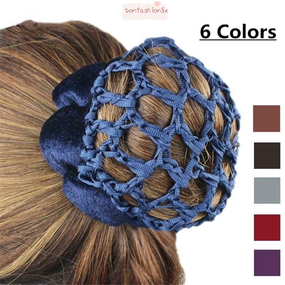 ITRUMPET Hair Nets Dance Skating Bun Cover