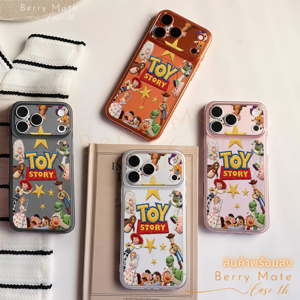 เคสสำหรับไอโฟน15 ส่งในพื้นที่ ลายของเล่นเจ้าหญิง เคสใสนิ่มลุค17 ชาร์จไร้สาย For IPhone 11 13 12PROMAX 15 14 16PLUS XR XS