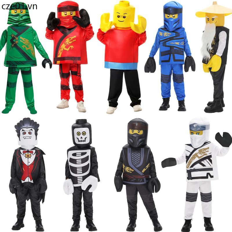 SLP ฮาโลวีนเด็ก COS Phantom Ninja เครื่องแต่งกายวัน 1 โรงเรียนอนุบาล Stage Party คอสเพลย์เครื่องแต่ง