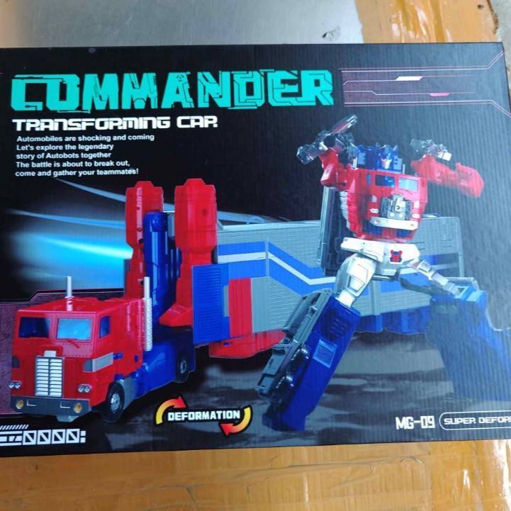MG-09 Super God Renlai Optimus op คอลัมน์ช่อง mpg KO รุ่น Transforming หุ่นยนต์ของเล่นโลหะผสม Gang ร