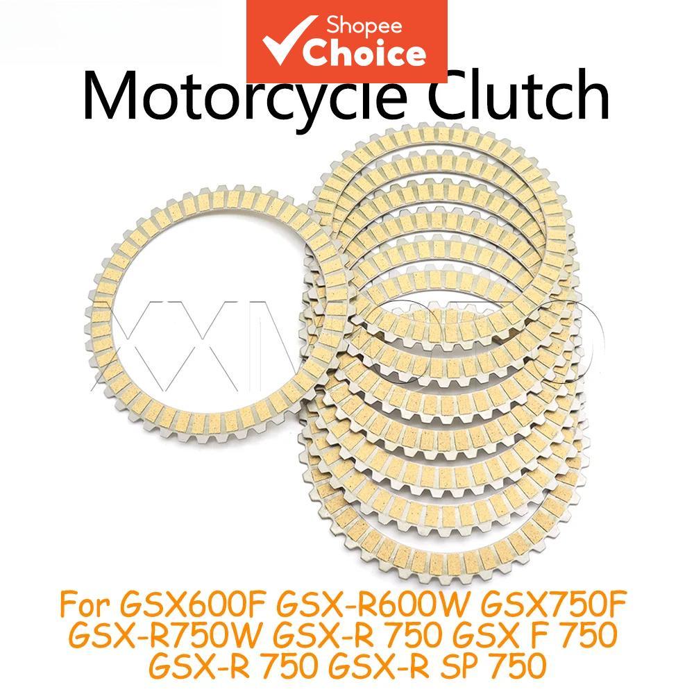 ชุดแผ่นคลัตช์摩擦ดิสก์สําหรับมอเตอร์ไซค์ Suzuki GSX600F GSX-R600W GSX750F/R750W GSX-R SP 750 GSX F R 7