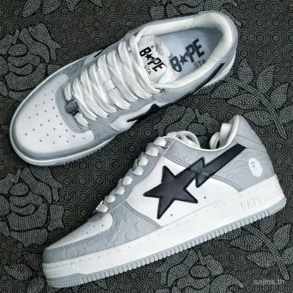 (Dot) Bape Sta Rubber รองเท้าลําลองสําหรับผู้ชาย